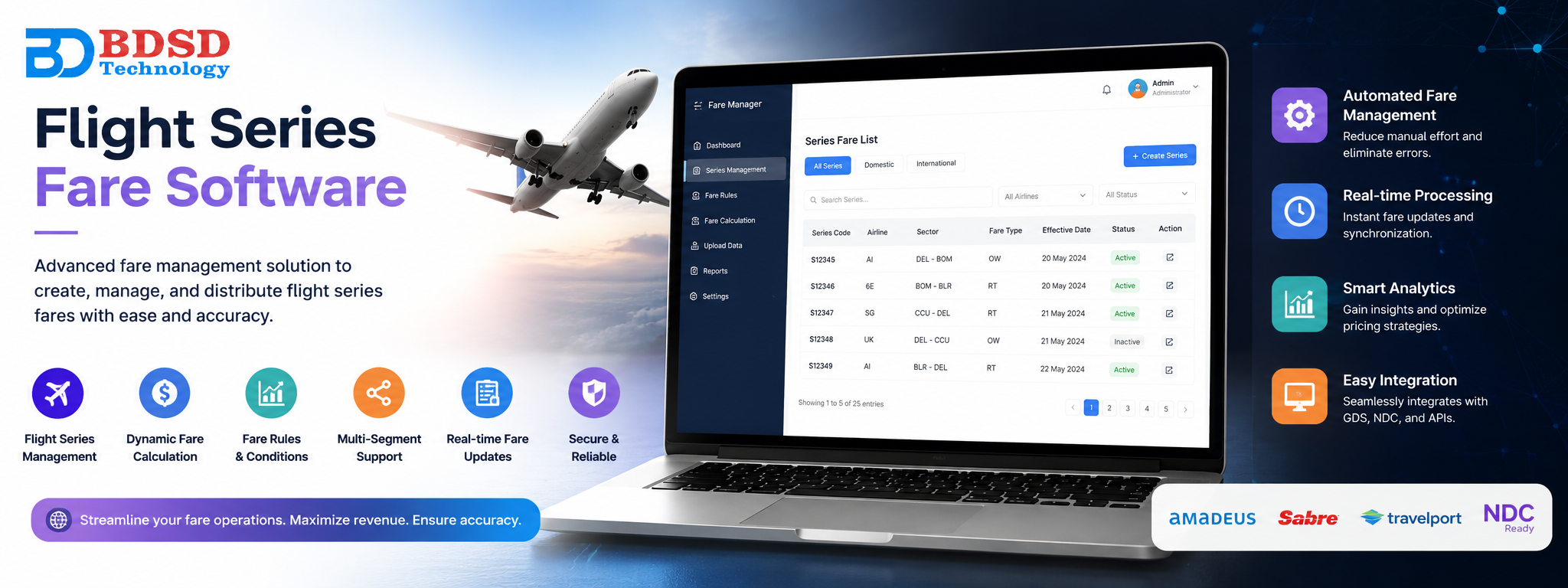 Flight Series Fare Software
