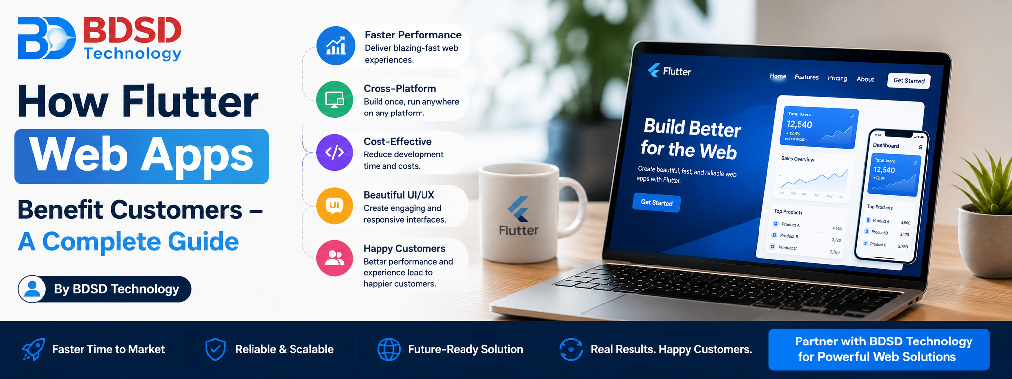 How Flutter Web Apps Benefit Customers – A Complete Guide by BDSD Technology
